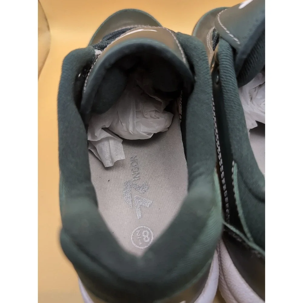 Dark Green Ringor Dynasty II Spike Women's Softball Cleats‎ All-Leather. 8.5